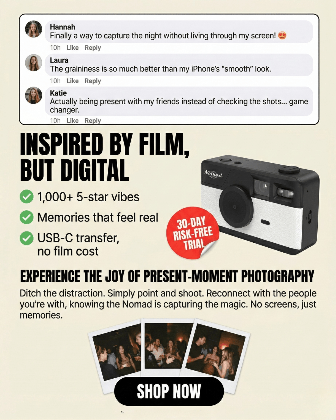 Digital Film Camera - NomadXplore