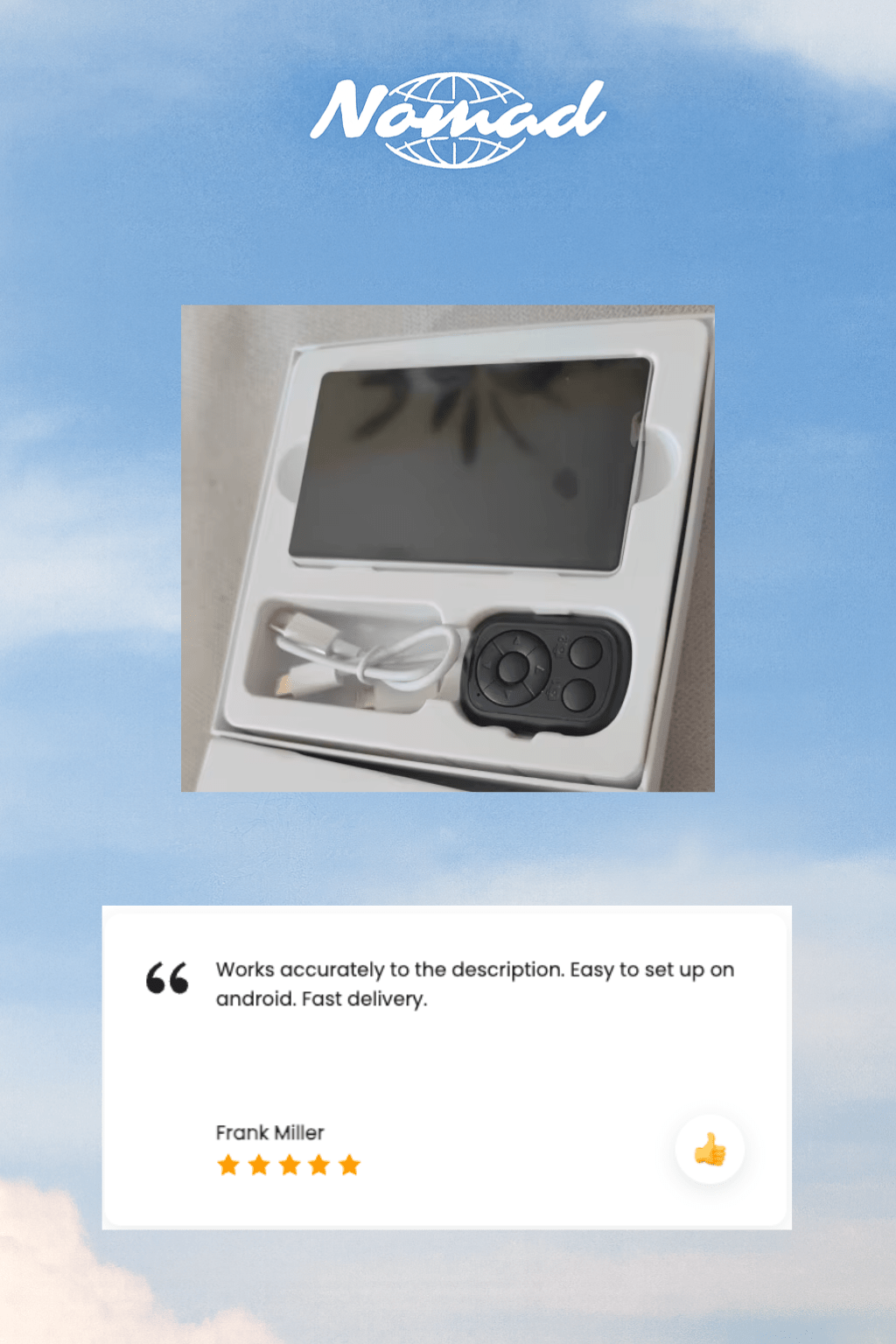 Magnetic Selfie Monitor - NomadXplore